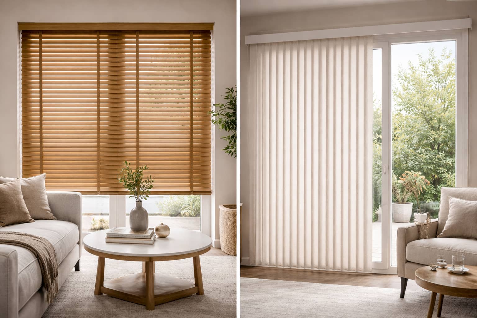 Vertical and Wood Blinds